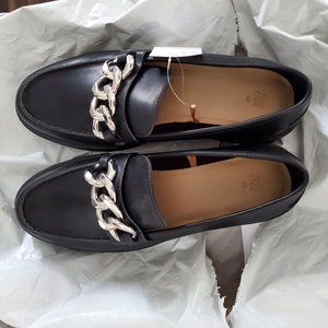 H&M Black Loafers (womens size 9)